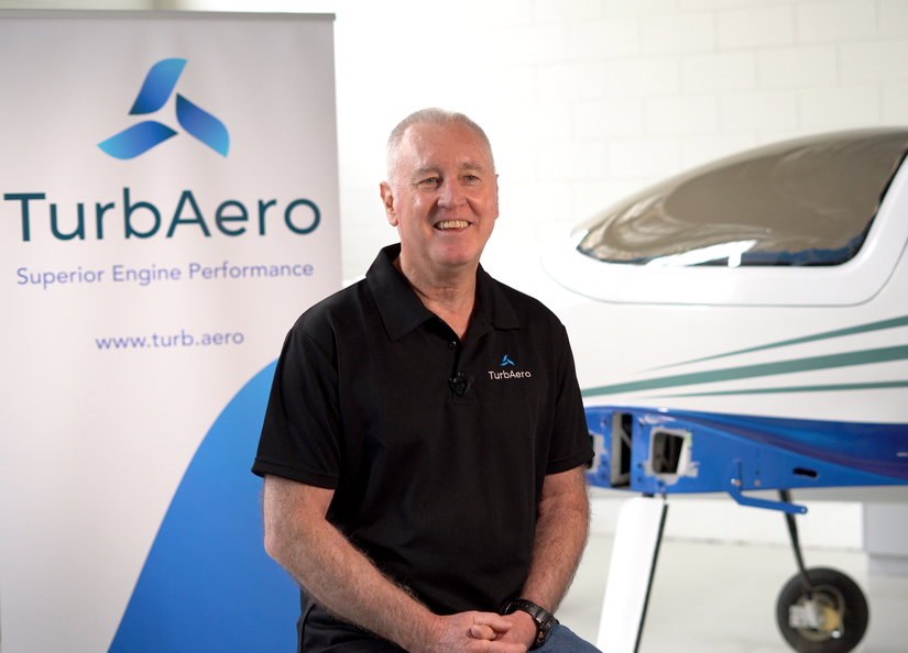 Dave Limmer in front of Arion Lightning XS 4