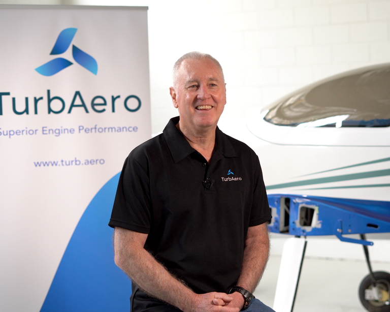 Dave Limmer in front of Arion Lightning XS 4
