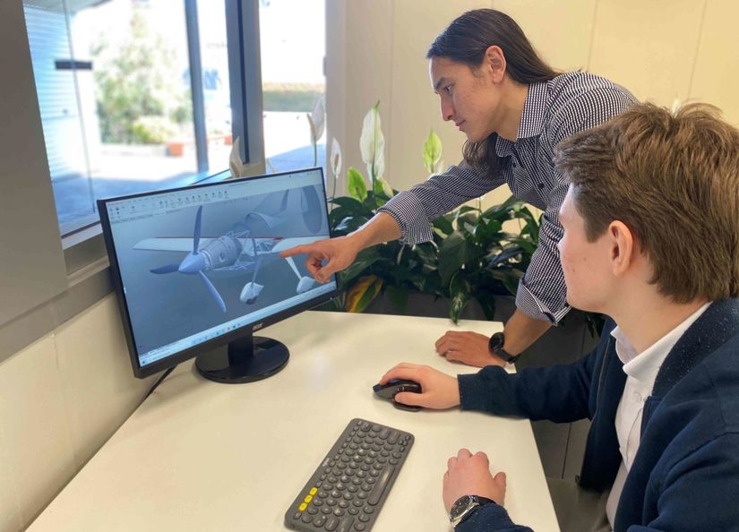 Students working at desk web